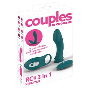 Couples Choice 3 i 1 vibrator med Trådløs Fjernbetjening
